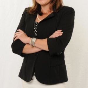 WHBM 3/4-Sleeve Essential Blazer Jacket